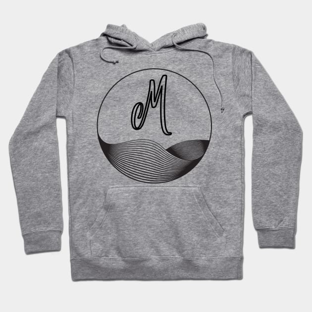 Initial M Hoodie by Ziell